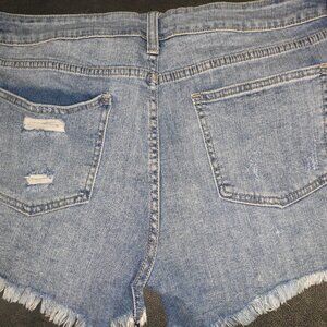 jUST usa short denim  shorts   size 33